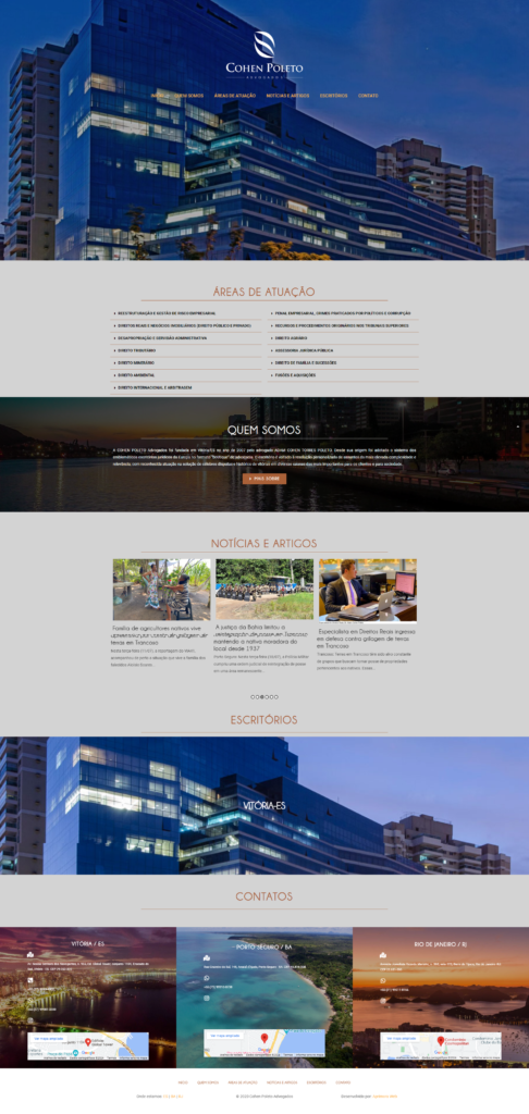 Criação de Site para Advogados em Vitória/ES
