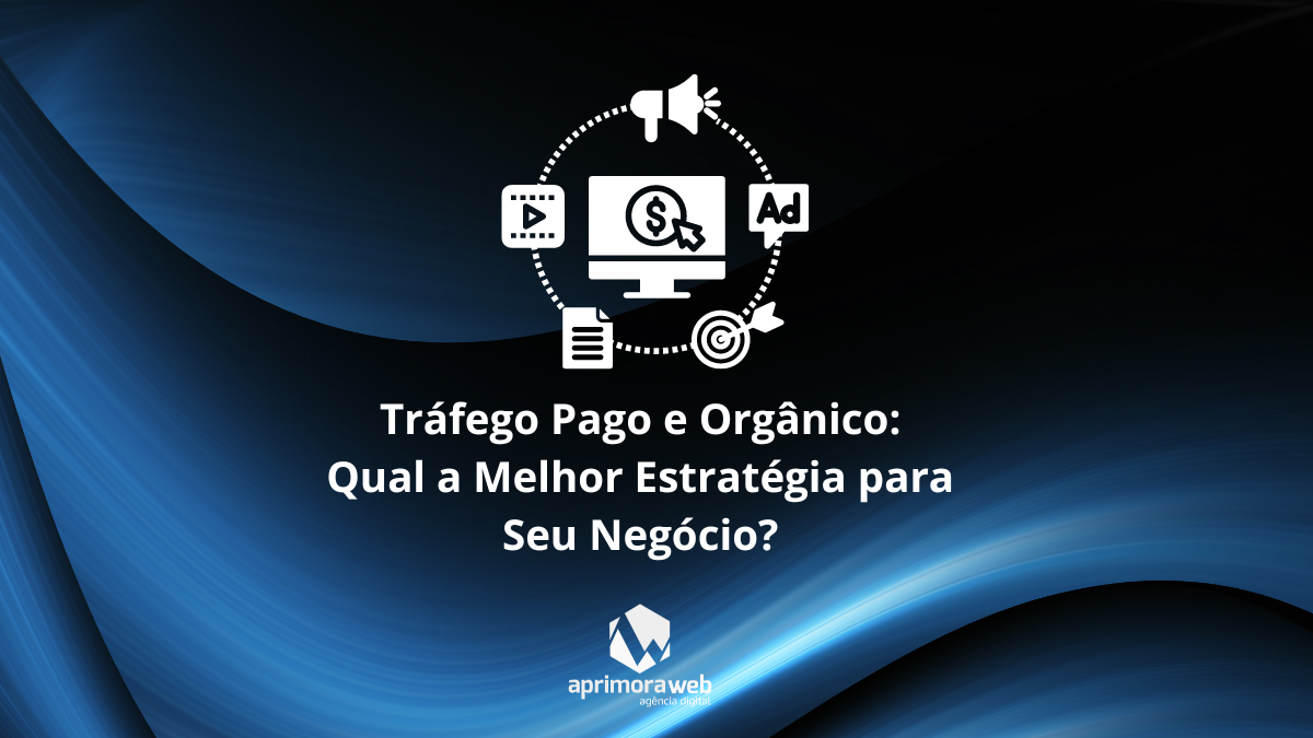 tráfego pago e orgânico