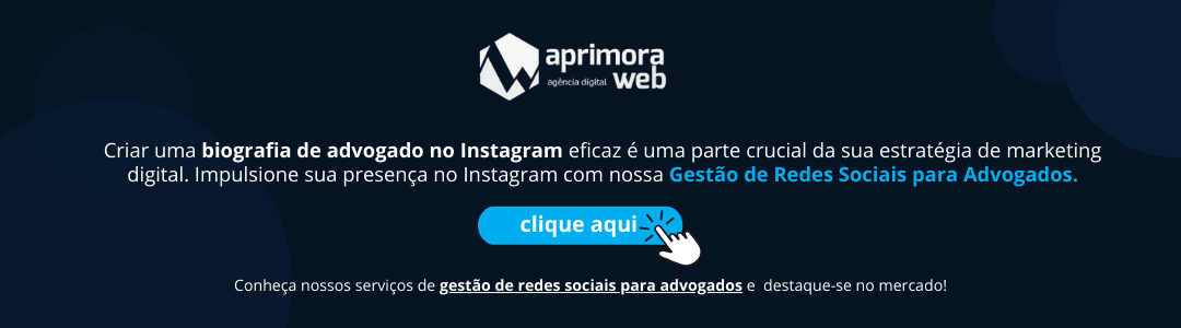 bio instagram advogado